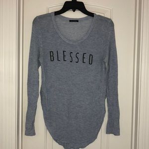 Long sleeved “Blessed” shirt